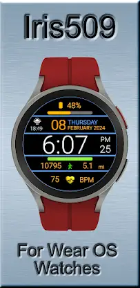 Iris509 Digital Watch Face screenshot 1
