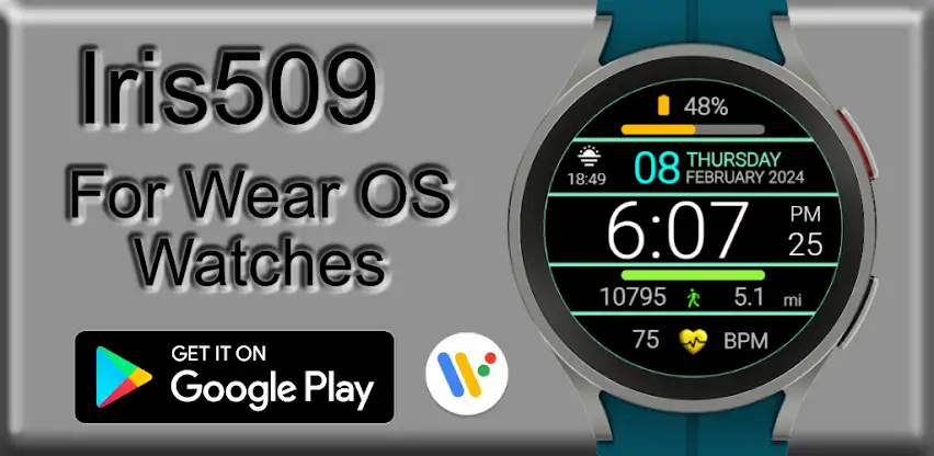 Iris509 Digital Watch Face screenshot 6
