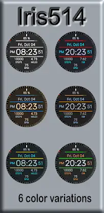 Iris514 Digital Watch Face screenshot 5