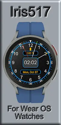 Iris517 Hybrid Watch Face screenshot 1