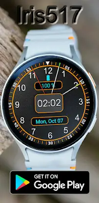 Iris517 Hybrid Watch Face screenshot 3