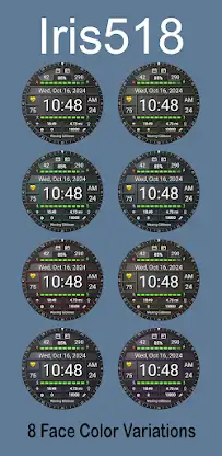 Iris518 Digital Watch Face screenshot 5