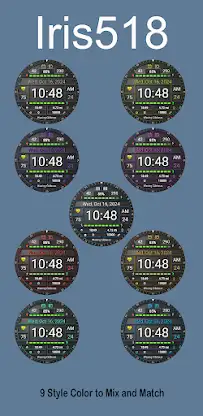 Iris518 Digital Watch Face screenshot 6