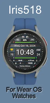 Iris518 Digital Watch Face screenshot 1