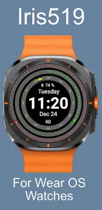 Racetrack Watch Face Iris519 screenshot 1