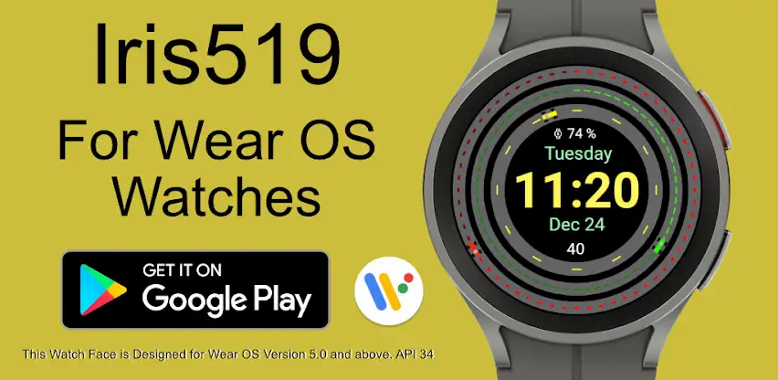 Racetrack Watch Face Iris519 screenshot 7
