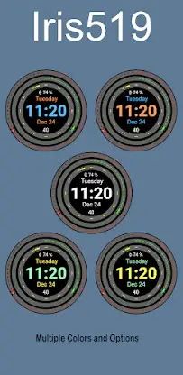 Racetrack Watch Face Iris519 screenshot 6