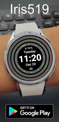 Racetrack Watch Face Iris519 screenshot 3