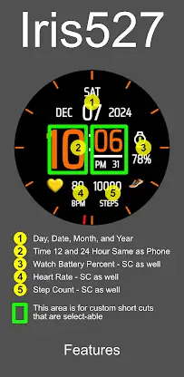 Classic Digital Watch Iris527 screenshot 4