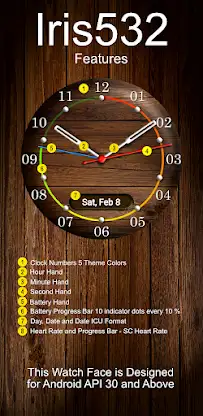 Simple Analog Watch Iris532 screenshot 2