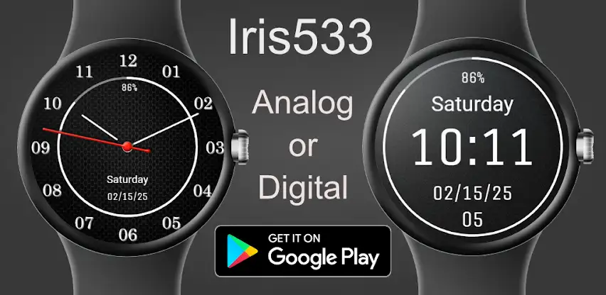 Analog Digital Watch Iris533 screenshot 7