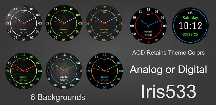 Analog Digital Watch Iris533 screenshot 6