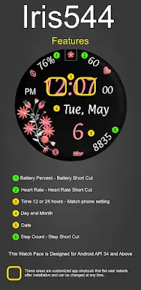 Iris544 Elegant Digital Watch screenshot 6