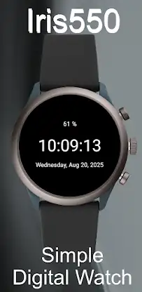 Iris550 Simple Digital Watch screenshot 2