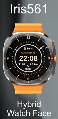 Iris561 Hybrid Watch Face screenshot 2