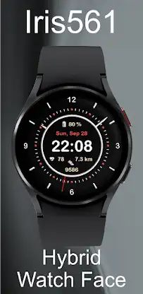 Iris561 Hybrid Watch Face screenshot 4