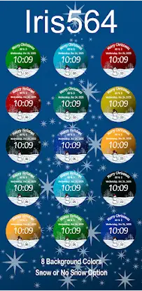 Iris564 Christmas Watch Face screenshot 7