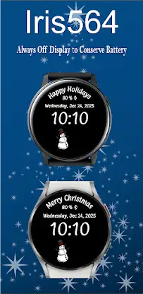 Iris564 Christmas Watch Face screenshot 8