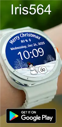 Iris564 Christmas Watch Face screenshot 5
