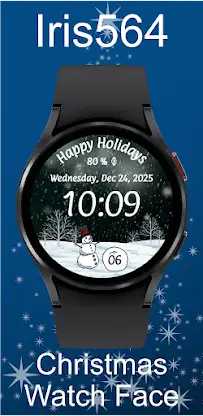 Iris564 Christmas Watch Face screenshot 3