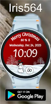 Iris564 Christmas Watch Face screenshot 4
