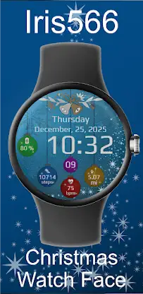 Iris566 Christmas Watch Face screenshot 1