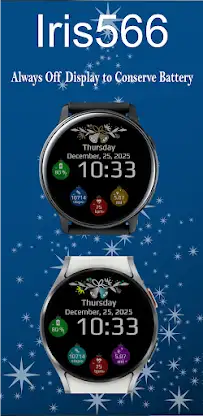 Iris566 Christmas Watch Face screenshot 8