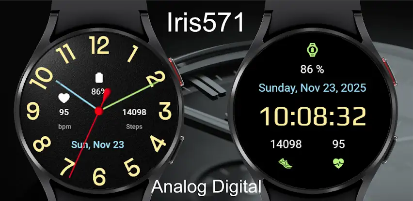 Iris571 Analog Digital Watch screenshot 2