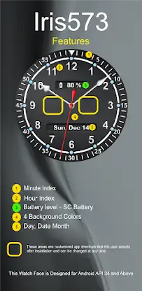 Iris573 Classic Analog Watch screenshot 6
