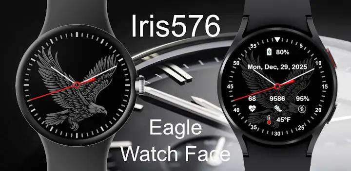 Iris576 Eagle Theme Watch Face — Android app banner