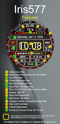 Iris577 Multi-Function Watch screenshot 6