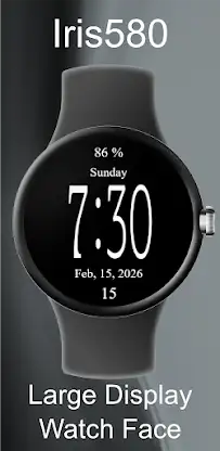 Iris580 Large Display Watch screenshot 1