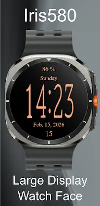 Iris580 Large Display Watch screenshot 2