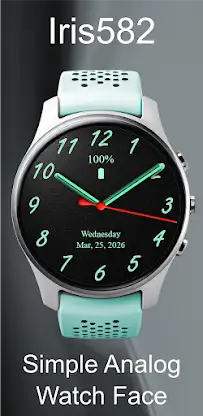 Iris582 Simple Analog Watch screenshot 3