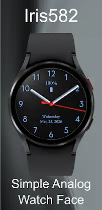 Iris582 Simple Analog Watch screenshot 5