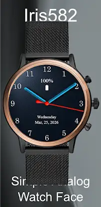 Iris582 Simple Analog Watch screenshot 4