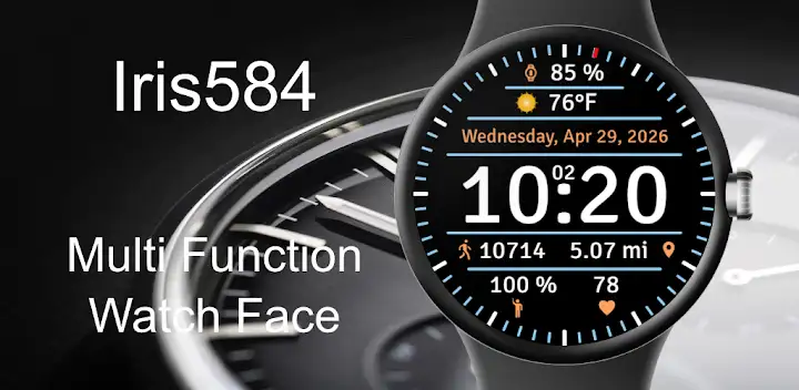 Iris584 Multi Function Watch — Android app banner
