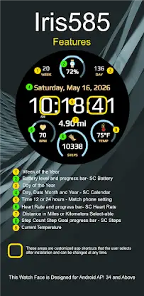 Iris585 Multi-Function Watch screenshot 6