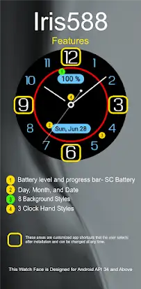 Iris588 Classic Analog Watch screenshot 6