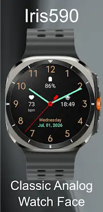 Iris590 Classic Anolog Watch screenshot 2