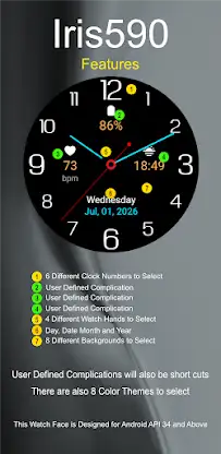 Iris590 Classic Anolog Watch screenshot 6