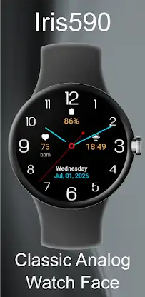 Iris590 Classic Anolog Watch screenshot 1