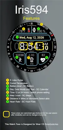Iris594 Multi Function Watch screenshot 4