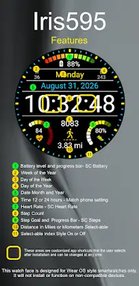 Iris595 Multi-Function Watch screenshot 1
