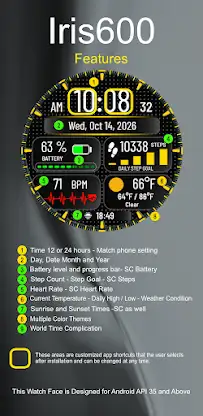 Iris600 Multi Function Watch screenshot 6