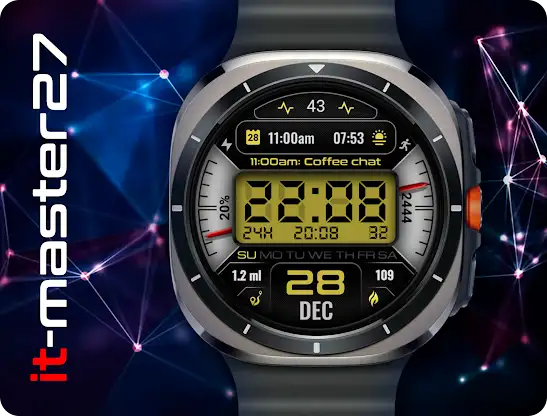 it-M004: Digital Watch Face screenshot 2