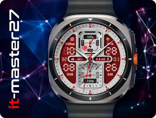 it-M005: Hybrid Watch Face screenshot 1