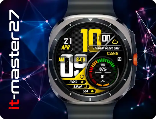 it-M013: Digital Watch Face screenshot 4