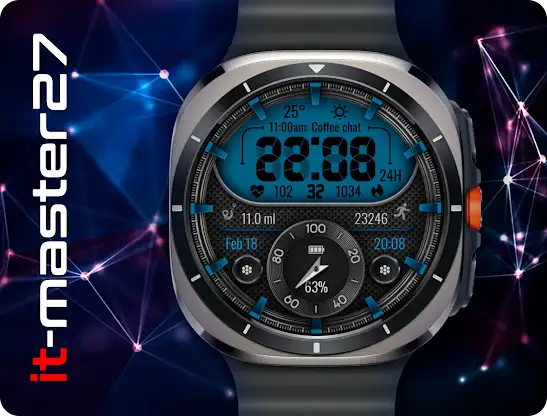 it-M008: Hybrid Watch Face screenshot 6