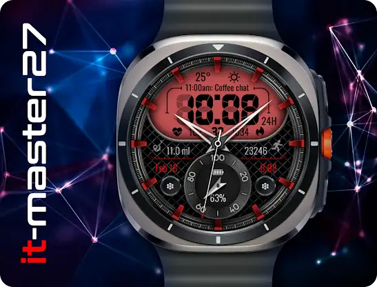 it-M008: Hybrid Watch Face screenshot 2